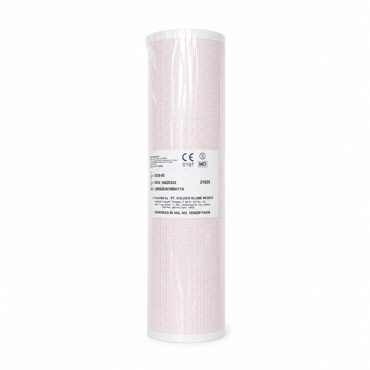 Kertas EKG / ECG / Thermal Paper - Roll | Alpha 210mm x 25m - Image 1