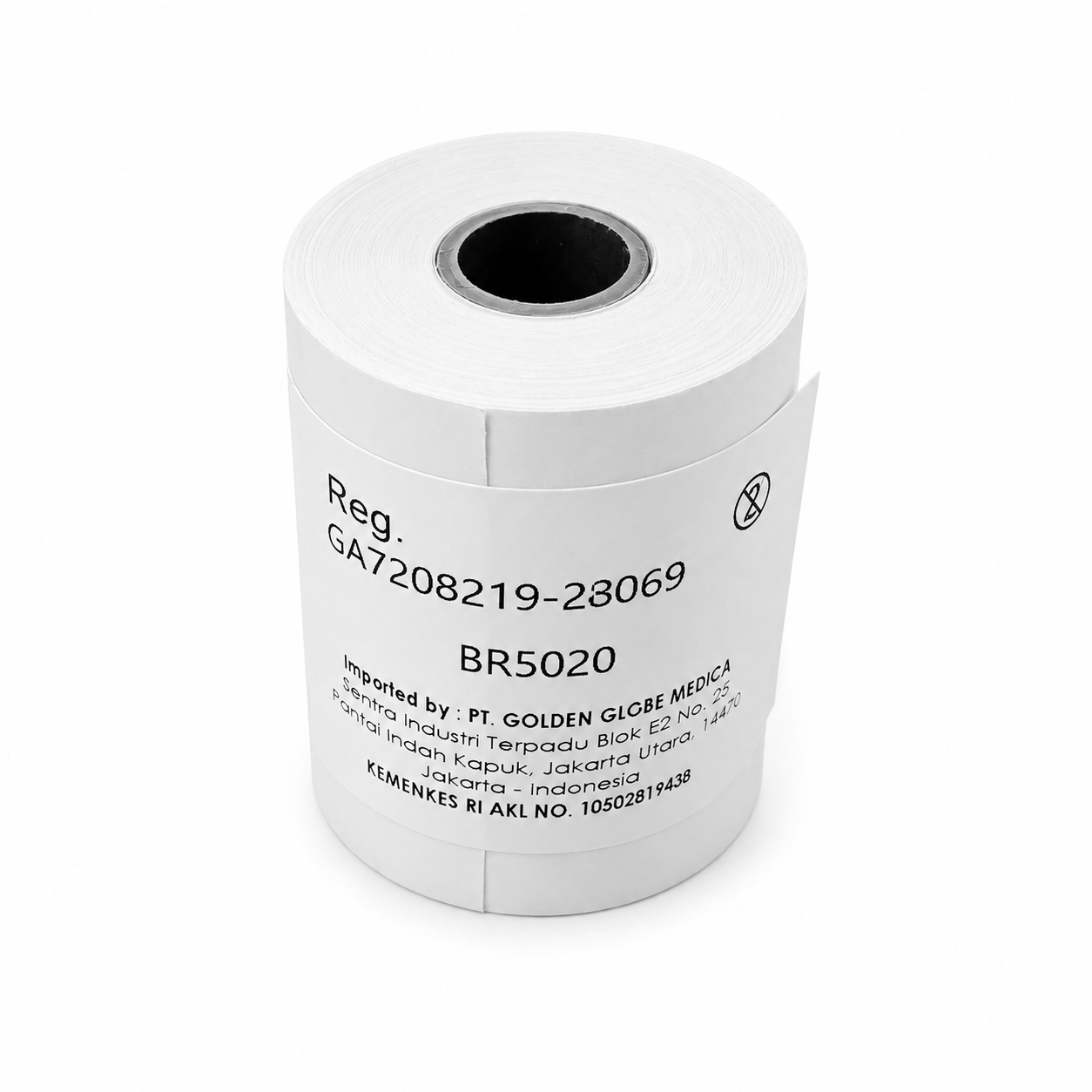 Thermal Alpha Paper | Blank Roll 50mm x 20m x 13mm | Kertas EKG/ECG - Image 1